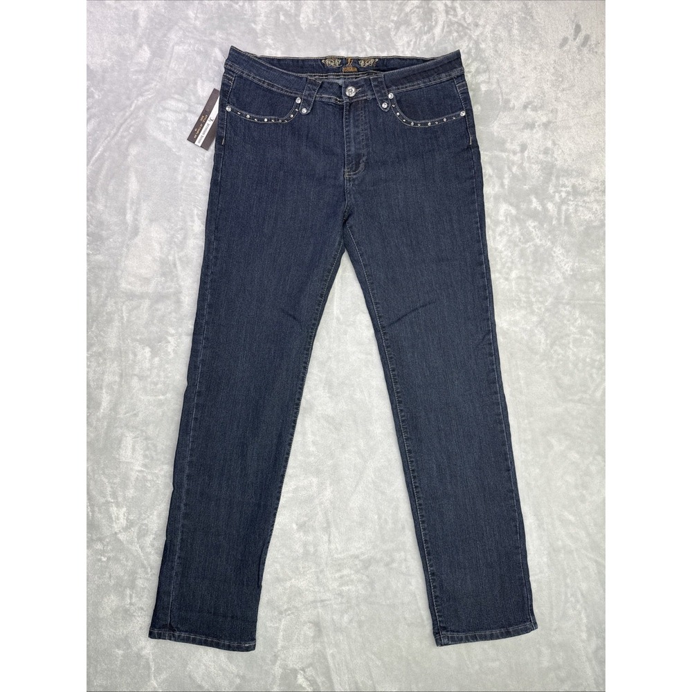 JZ Premium Denim Jeans  Women's Size 18 With Rhinestone New